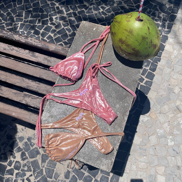 Copacabana Pink Bikini Top