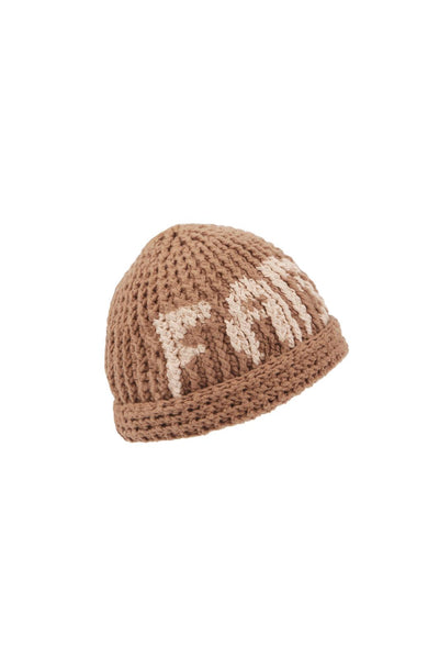 Brown Crochet Beanie