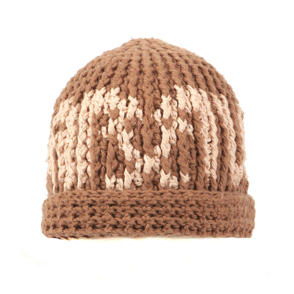 Brown Crochet Beanie