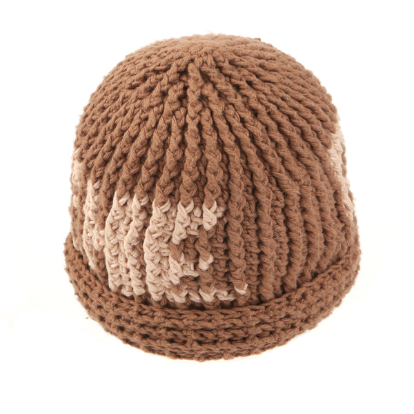 Brown Crochet Beanie