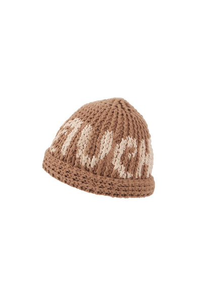 Brown Crochet Beanie